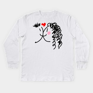 The little lovers Kids Long Sleeve T-Shirt